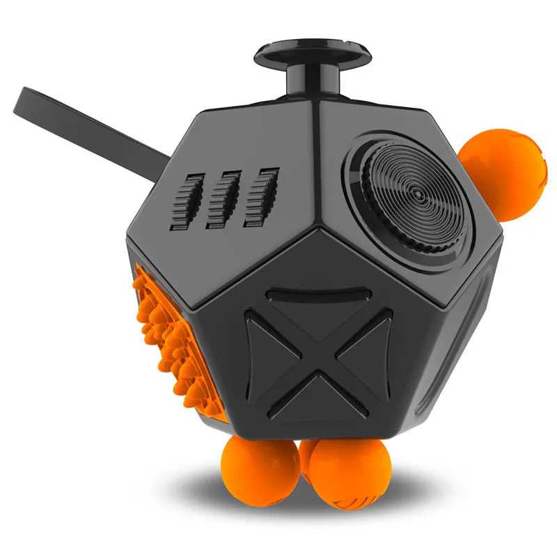 Fidget Cube – 12-Sided EDC Sensory Stress Relief Toy